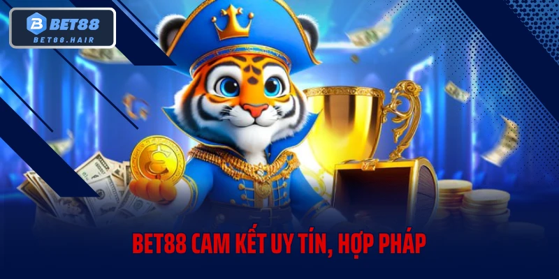 BET88 cam kết uy tín, hợp pháp